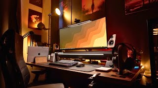 Cozy and Moody: My Desk Setup and Home Office Tour!