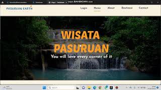 Desain UI/UX Menggunakan aplikasi Figma yang bertema Wisata Pasuruan #wisatapasuruan #wisata