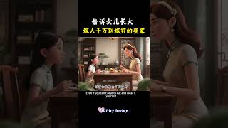 告诉女儿长大嫁人千万别嫁穷的婆家#育儿 #孩子教育 #家长必看系列 #育儿干货#亲子互动 #家长必读 #家长课堂 #父母课程 #孩子教育 #父母与孩子 #妈妈 #心理学 #正确的引导孩子陪伴孩子