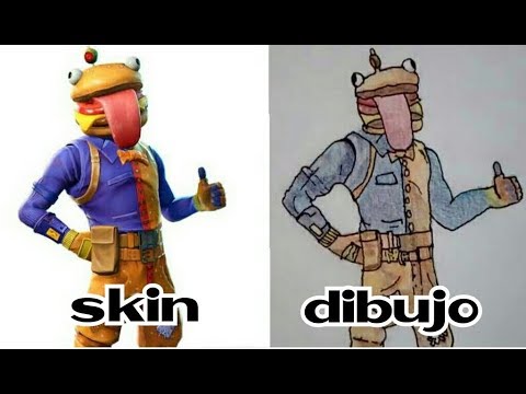 Dibujando skins de fortnite y de la temporada 7