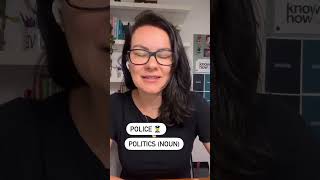 Pronunciation: Police / Politics / Politician | #InglêsFluente