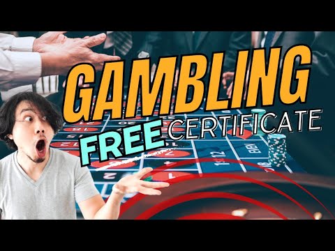 Gambling Certificate Benefits How To Get Gambling Certificate.