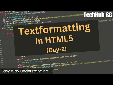 Formatting Text in HTML5 Made Easy Day 2 - Guide for Web dev