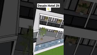 HOTEL 2LT ✨ #villakeluarga #hotel  #desainrumah #jasadesain #arsitektur #desainarsitek