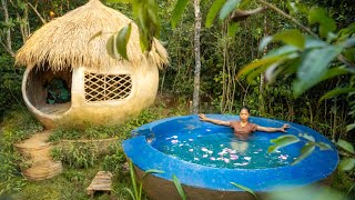 I Builds a Mini Bath Pool for My Little Villa in the Jungle @thebuilder