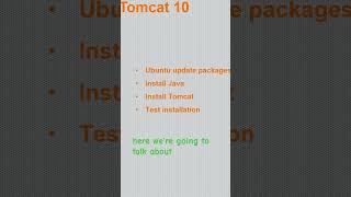 Tomcat 10 ubuntu 22 installation