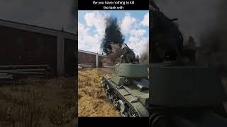 enlisted // can't destroy the tank? #shorts #fpsgames #enlistedgame #ww2games #tanks #gaming #cringe