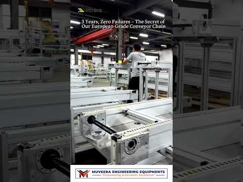 🔧 We manufacture customized conveyor systems #muveera #conveyorbelt #factoryautomation