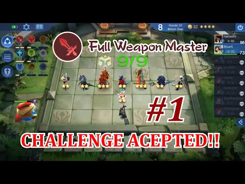 [MLBB] Challange#1 FULL WEAPON MASTER dan Beberapa Kombinasi Terbaiknya!