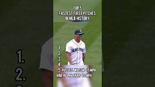Top 5 FASTEST first pitches in MLB history!