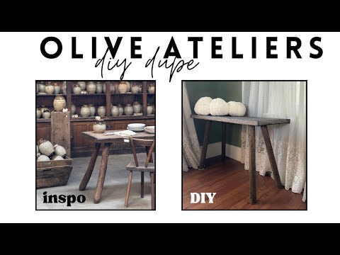 OLIVE ATELIERS DIY✨recreating high end decor on a budget