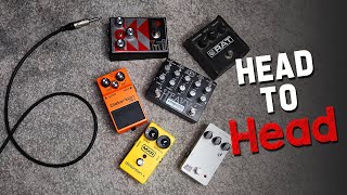6 Distortion Pedal Shootout.  The Recording Challenge.