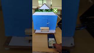 No Keys No Worry||Smart Home||#Shorts#Smarthome#arduino#Fingerprintlock#DIYTech #IoT#HomeAutomation