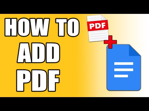 How To Add PDF File in Google Docs (Full Guide)