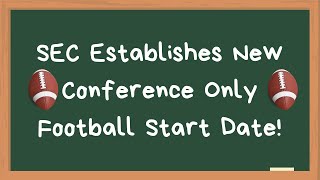 SEC Establishes New Conference Only Football Start Date | Nick Saban Greg Byrne Greg Sankey Quotes