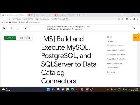 Build and Execute MySQL, PostgreSQL, and SQLServer to Data Catalog Connectors | Qwiklabs