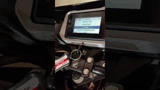 2025 honda sp125 new colorful meter console