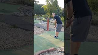 Which Shot is Crazier? Shot 1 or 2? #golf #minigolfing #minigolf #holeinone
