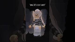 Omg 2025 is in 5 days!! 2025??... #2025#roblox#roblox2025#roblox2024#fyp #rblx#ttd3#ytshorts#dti