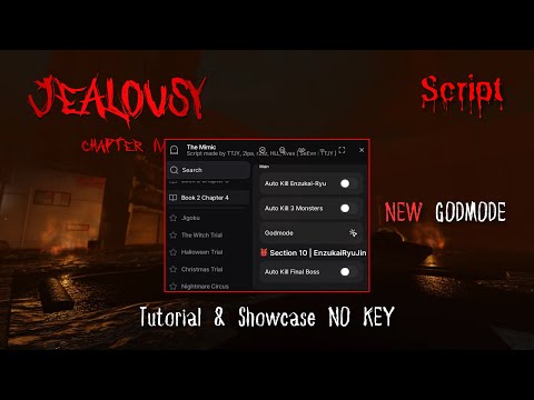 Jealousy 4 NIGHTMARE |🔥The Mimic Script 🔥| No Crash, Bypassed new anti cheat | Mobile Supported 📱