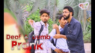 Acting Deaf & Dumb Prank | Telugu Funny Prank | Pranks In Hyderabad | Crazy Funn Team