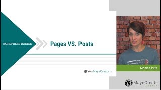 WordPress Basics - Page vs Post