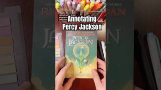 Annotating Percy Jackson #books #percyjackson #bookannotations #booktube