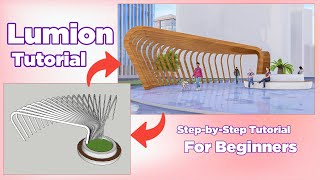 Lumion Tutorial | Realistic Render of a modern Pergola | Nice Tower
