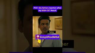 The MBA-CET Result Rollercoaster! #cet2024 #mbaprep #memes