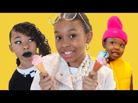 Worst Ice Cream Shop Ever! | Sekora & Sefari Play Ice cream store