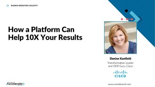 OKRs in a Platform vs Excel at Cisco