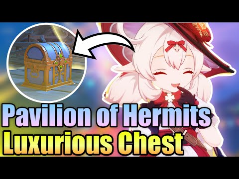 HOW TO GET THE SEALED CHEST !! Pavilion of Hermits Luxurious Chest - Genshin impact