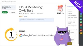 Cloud Monitoring: Qwik Start | #2025 | #GSP089 |#qwiklabs |Solution