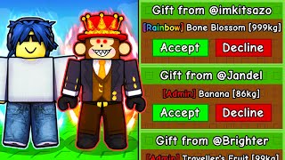 Begging The ADMINS In Grow a Garden..