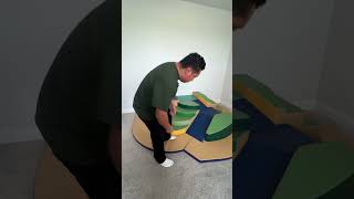 Testing out new soft play with the multi climber #safespaceconcepts #softplay