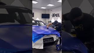 BMW 240i wrap satin blue #carwrap #bmw #satinbluewrap#carwraping