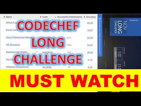 #codechef #long #challenge MUST WATCH 🔥💥😥 | codechef november long challenge | #code #chef