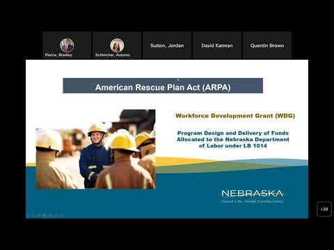 ARPA Workforce Development Grants Webinar