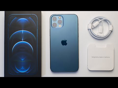 Unboxing iPhone 12 Pro Max Pacific Blue & Deep Navy Silicone MagSafe Case