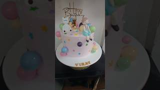 Birthday cake design theme #cakedecorating #fancy #recipes #amazing #trending #ytshortsvideo #
