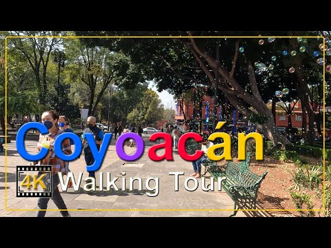 Mexico City - Coyoacán Walking Tour [4K]