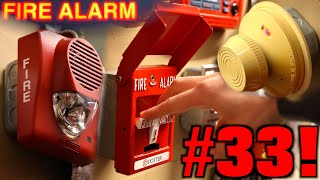ADT Fire Alarm System Test 33 | New Smoke Detector!