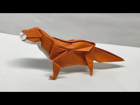 【カワウソ】折り紙　リアル　【otter】origami