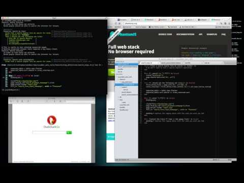Capybara + Cucumber + PhantomJS