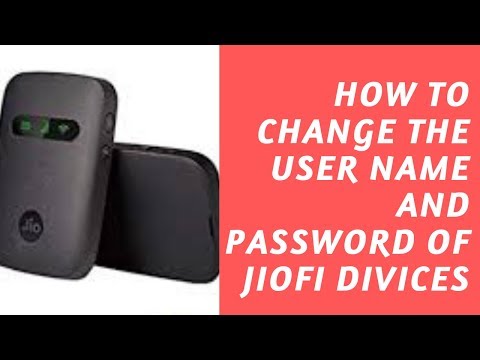 How to change jiofi password in KANNADA