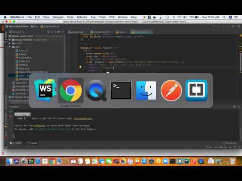 Learn to develop form in React