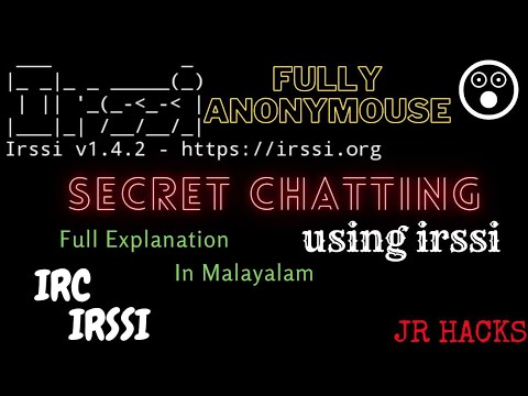 Irssi explanation | Irssi full setup guide Termux Malayalam