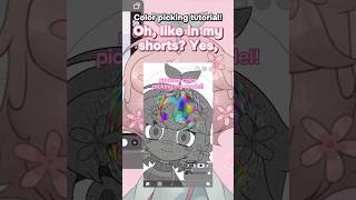 TUTORIAL: random color picking in ibisPaint! #art #vtuber #tutorial #poseydesu