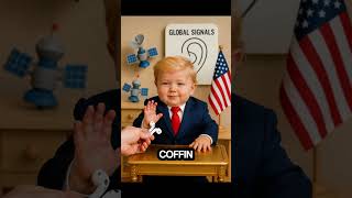 Baby Trump: “I Don’t Need AirPods—These Ears Hear China!” 🍼👂🌏 #comedyshorts #politicalsatire