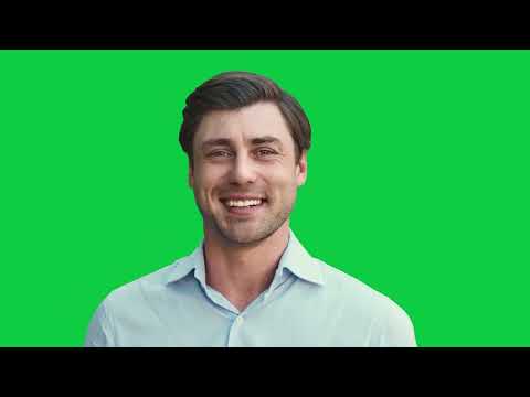 Download Free Green Screen Video of a Smiling Man - Perfect for Creative Projects